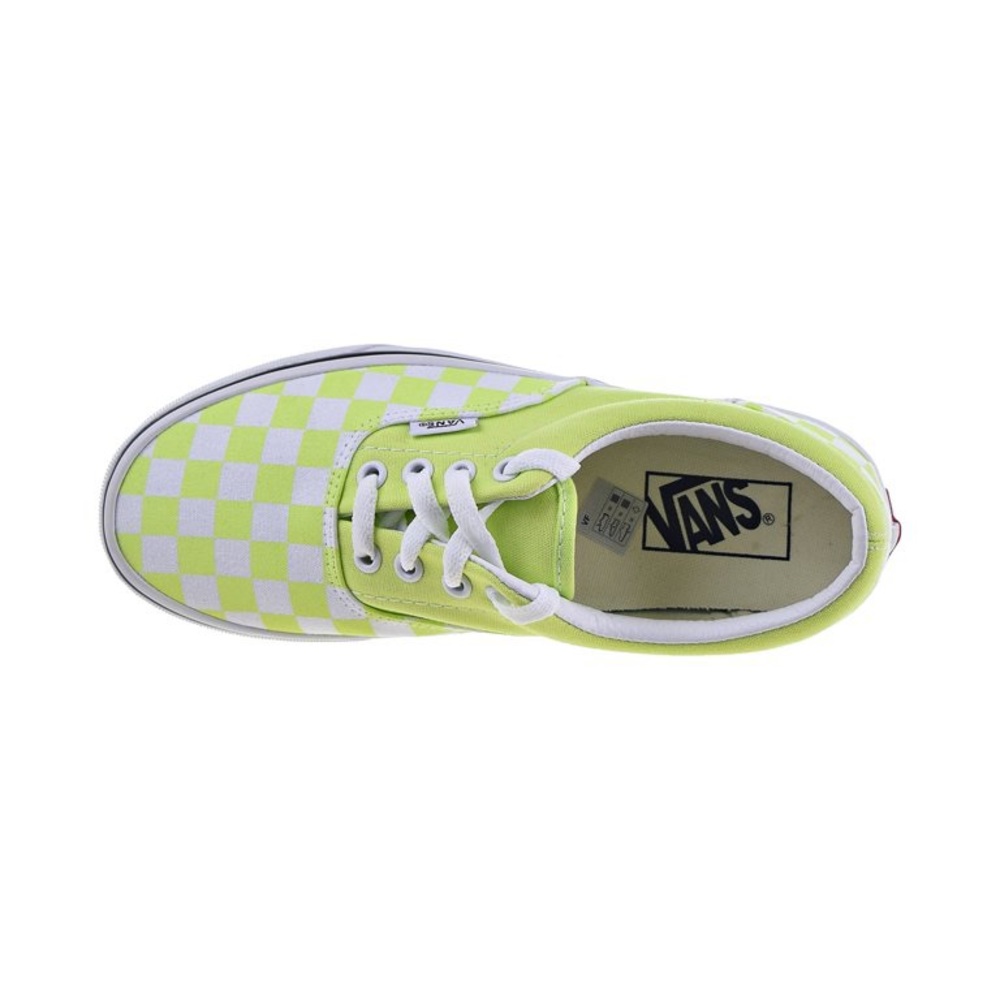limited edition reflective lime green checkerboard vans